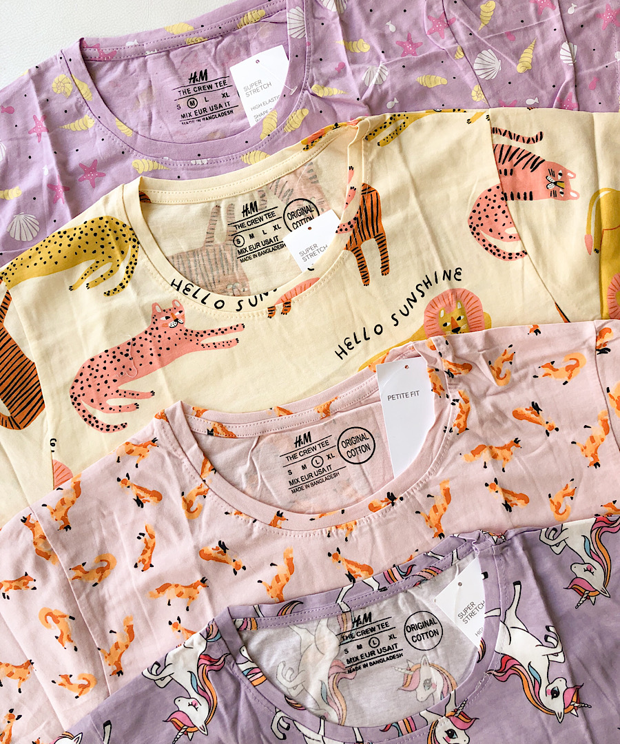 ست تیشرت شلوار اچ اند ام