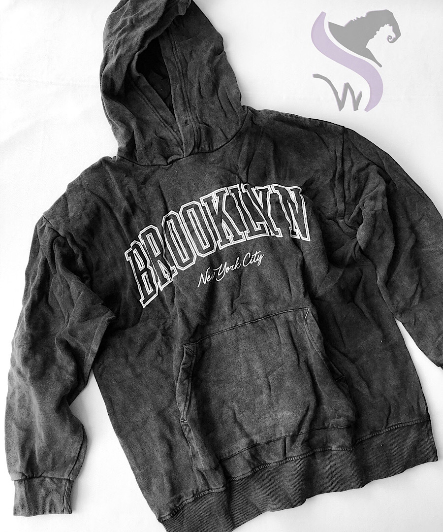 هودی اورسایز تو کرکی ذغالی سنگشور برند terranova