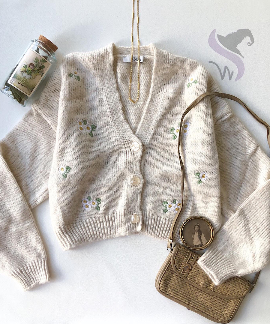 کاردیگن بافت گلدوزی شده