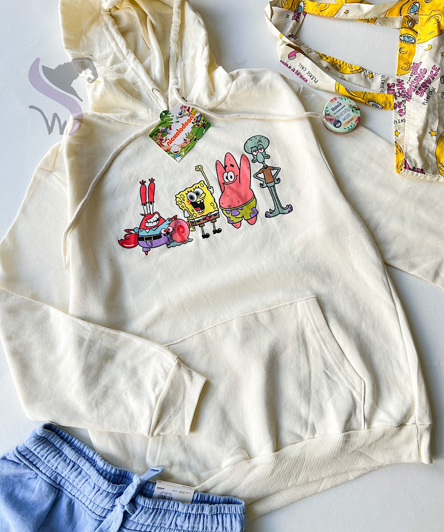 هودی اورسایز باب اسفنجی