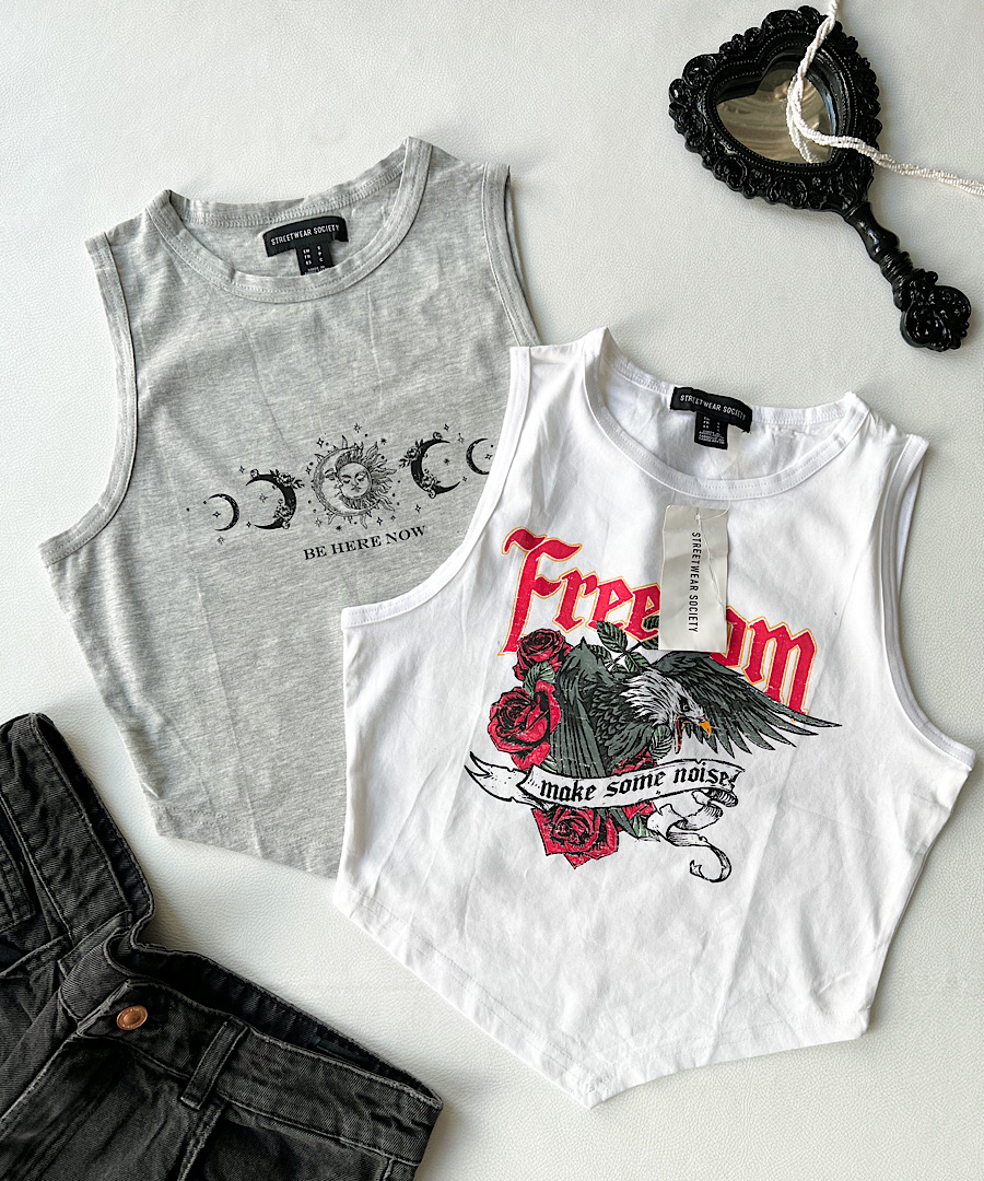 تاپ طرح دار streetwear