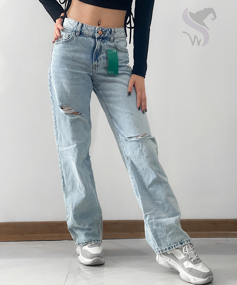 شلوار جین زاپدار H&M