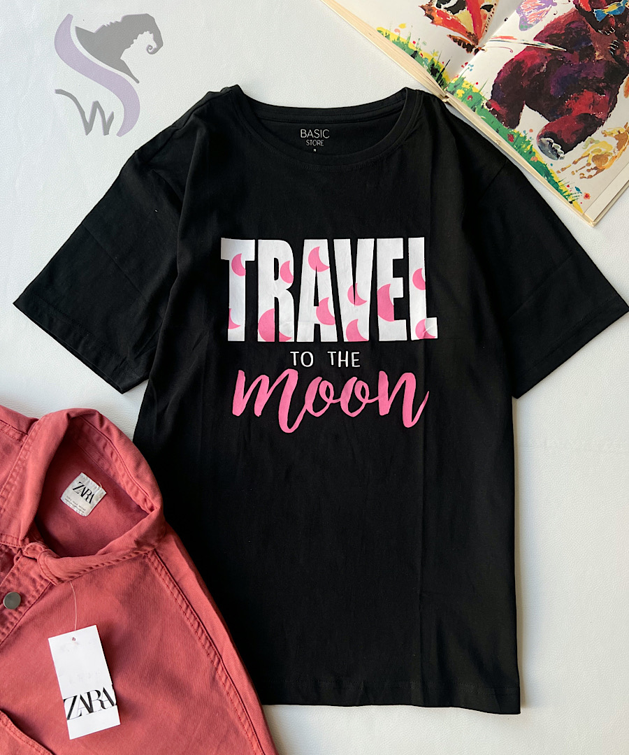 تیشرت travel to the moon