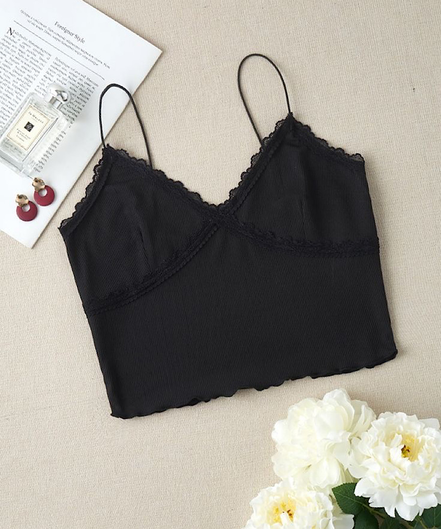 کراپ تاپ پینترستی مشکی