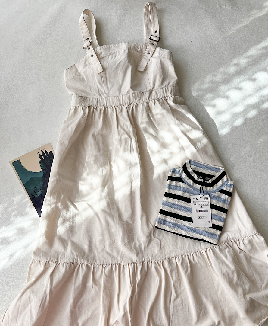 پیراهن کتان از برند کره ای