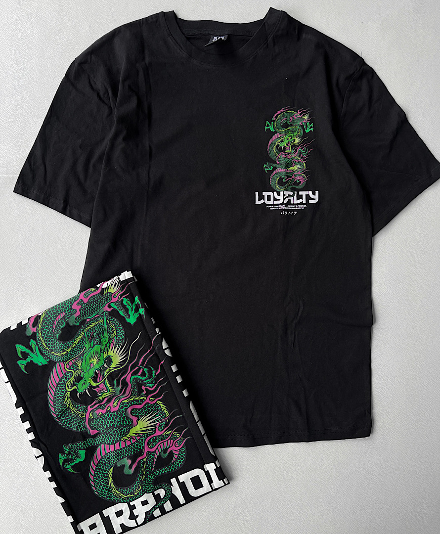 تیشرت مشکی دراگون