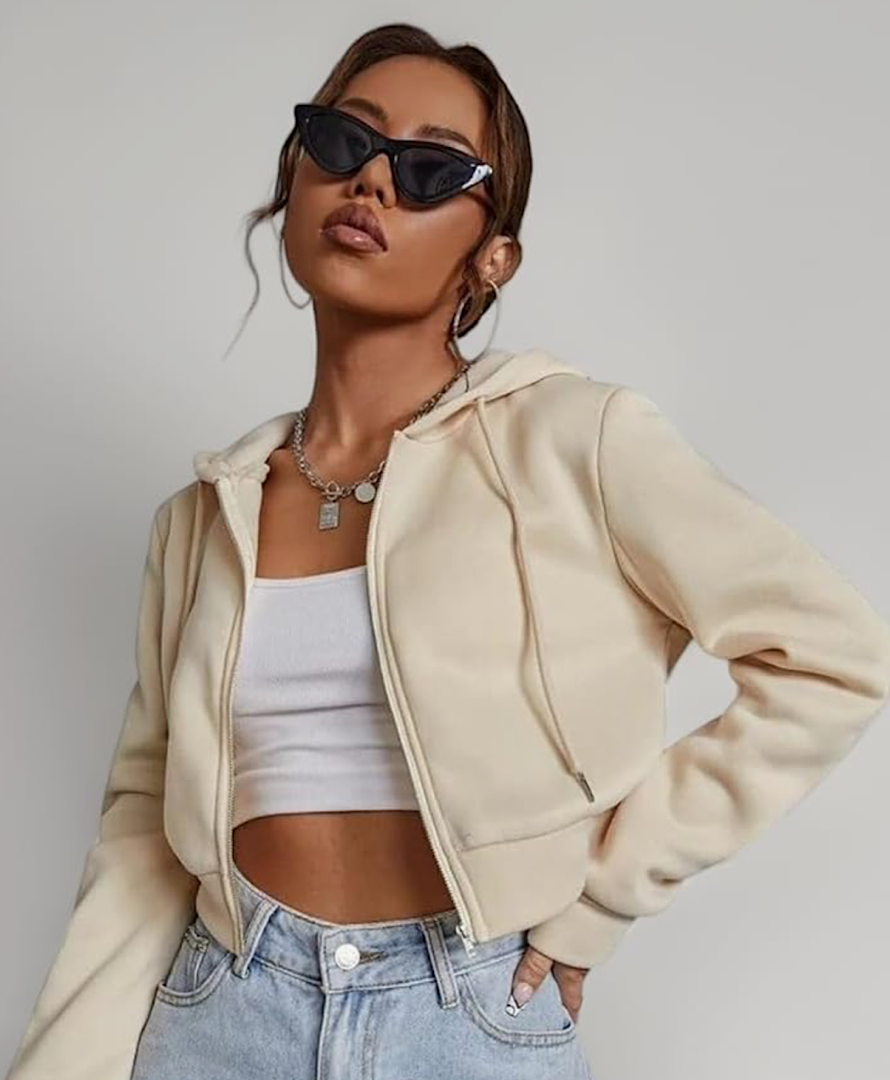 کراپ سویشرت plt کرم