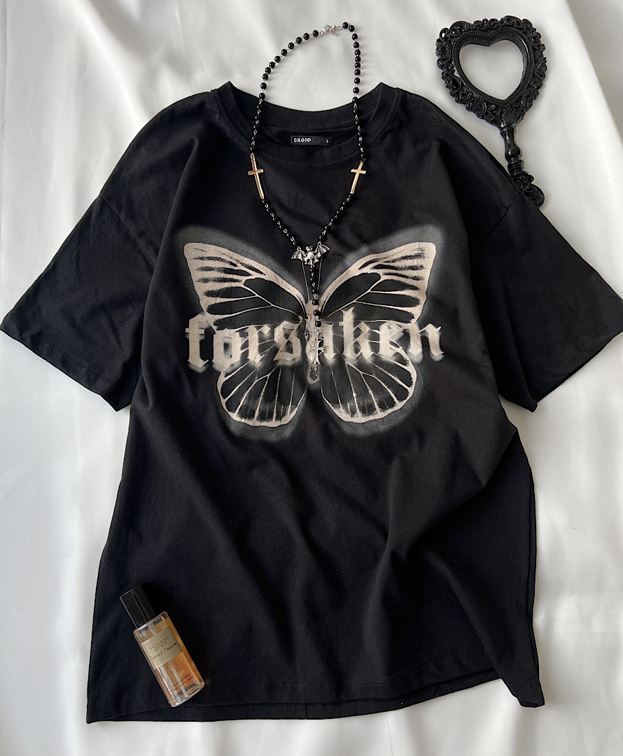 تیشرت مشکی پروانه
