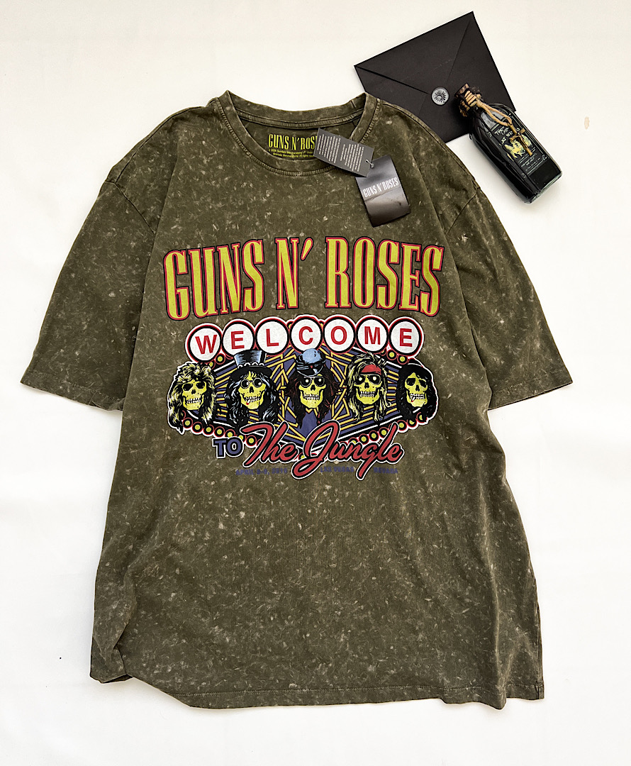 تیشرت سنگشور سبز Guns’n Roses